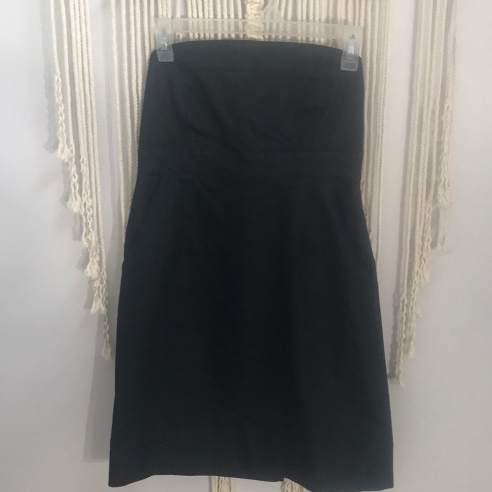 Strapless Dark Jean Dress